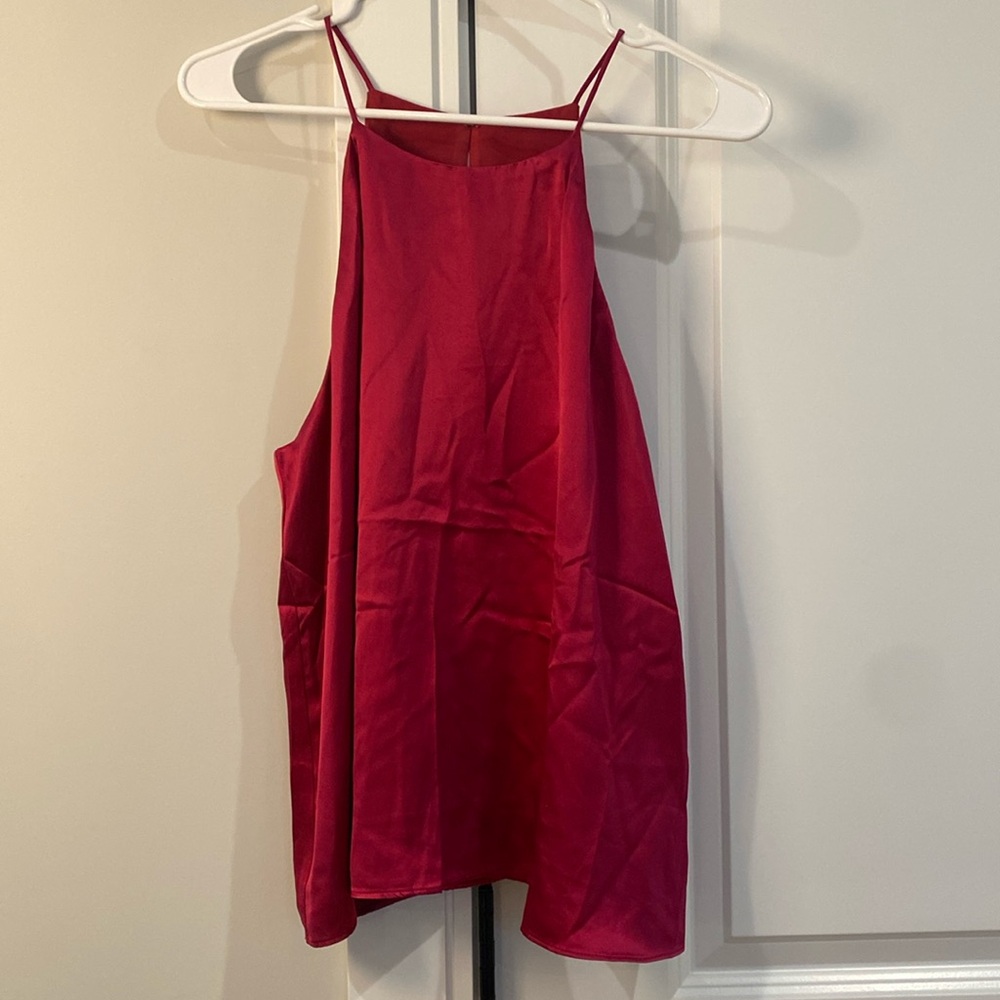 Silk tank top
